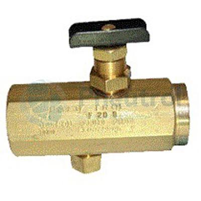 Deltrol F25B - 3/8 NPTF, Brass, Max PSI 2000 (138 Bar), Variable Flow  Restrictor With Free Reverse Flow - Industrial Spares